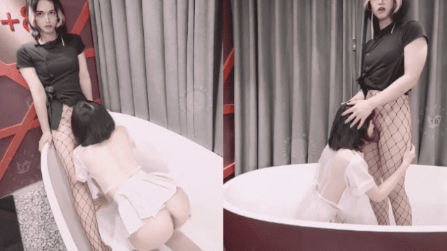 Em gái ngực lép lên Twitter thủ dâm show bím P2
